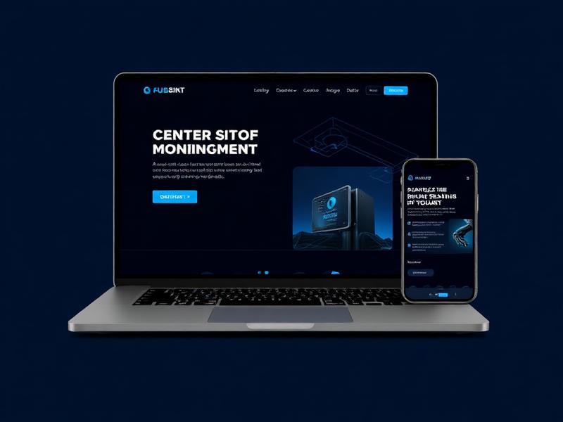 Website displayed on laptop and phone